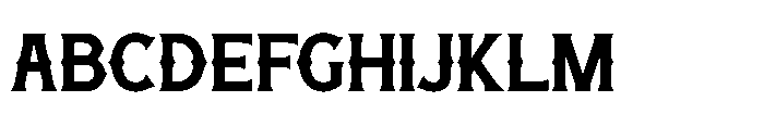 Regalion Rustic Regalion Western Regular Font UPPERCASE