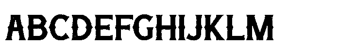 Regalion Rustic Regular Font UPPERCASE