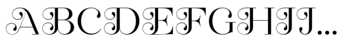 Regality Display Light Font UPPERCASE