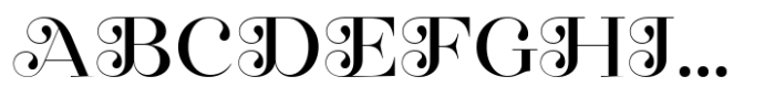 Regality Display Regular Font UPPERCASE