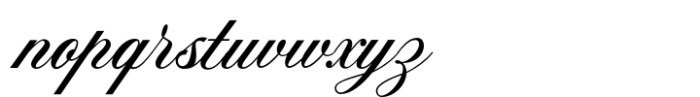 Regality Script Font LOWERCASE