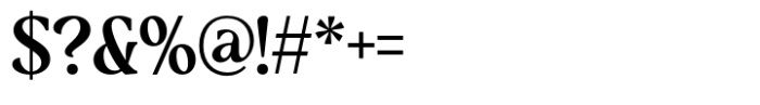 Regalorn Regular Font OTHER CHARS