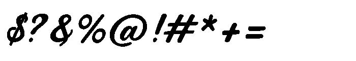 Regaltion Highter Font OTHER CHARS