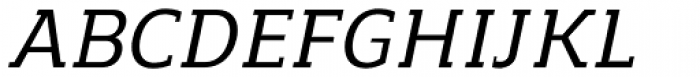 Regan Slab Medium Italic Font UPPERCASE