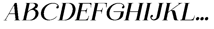 Regani Italic Font UPPERCASE