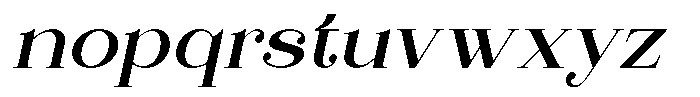 Regani Italic Font LOWERCASE