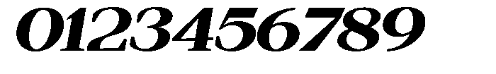 Regante Black Expanded Slant Font OTHER CHARS