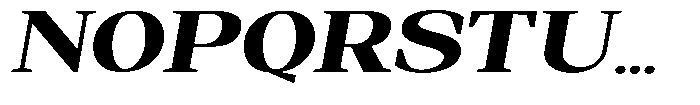 Regante Black Expanded Slant Font UPPERCASE