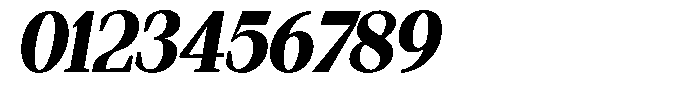 Regante Black Semi Condensed Slant Font OTHER CHARS