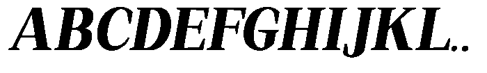 Regante Black Semi Condensed Slant Font UPPERCASE