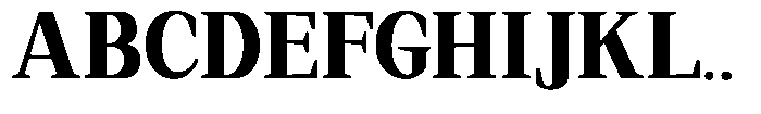 Regante Black Semi Condensed Font UPPERCASE