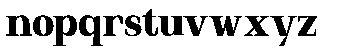 Regante Black Semi Condensed Font LOWERCASE
