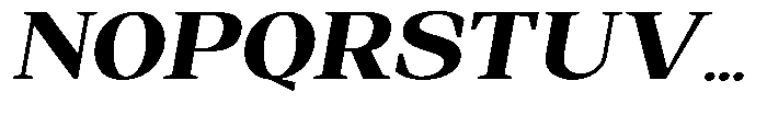 Regante Black Semi Expanded Slant Font UPPERCASE