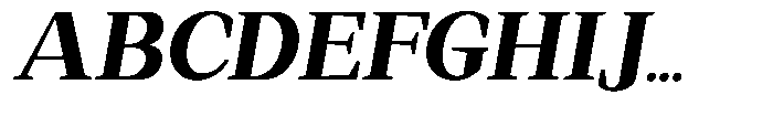 Regante Black Slant Font UPPERCASE