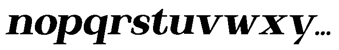 Regante Black Slant Font LOWERCASE
