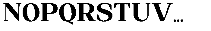 Regante Black Font UPPERCASE