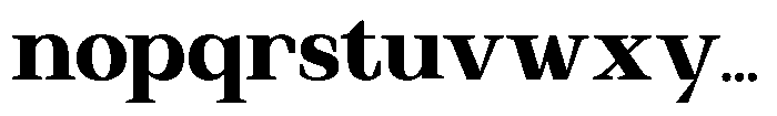 Regante Black Font LOWERCASE