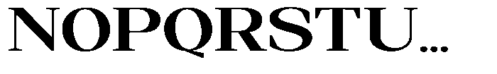 Regante Bold Expanded Font UPPERCASE