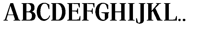 Regante Bold Semi Condensed Font UPPERCASE