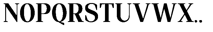 Regante Bold Semi Condensed Font UPPERCASE