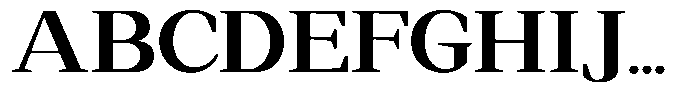 Regante Bold Semi Expanded Font UPPERCASE
