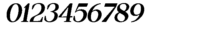 Regante Bold Slant Font OTHER CHARS