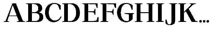 Regante Bold Font UPPERCASE