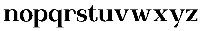 Regante Bold Font LOWERCASE