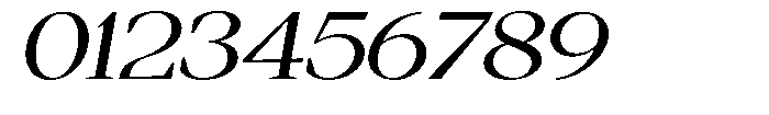 Regante Expanded Slant Font OTHER CHARS