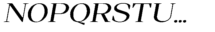 Regante Expanded Slant Font UPPERCASE