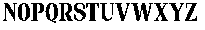 Regante Extra Bold Condensed Font UPPERCASE
