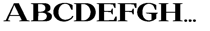 Regante Extra Bold Expanded Font UPPERCASE