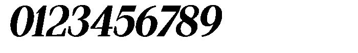 Regante Extra Bold Semi Condensed Slant Font OTHER CHARS