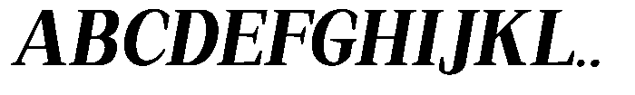 Regante Extra Bold Semi Condensed Slant Font UPPERCASE