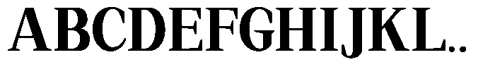 Regante Extra Bold Semi Condensed Font UPPERCASE