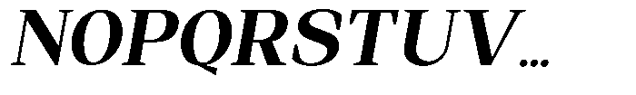 Regante Extra Bold Slant Font UPPERCASE