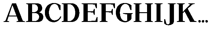 Regante Extra Bold Font UPPERCASE