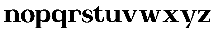 Regante Extra Bold Font LOWERCASE