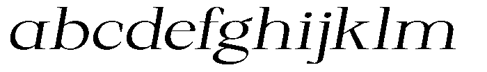 Regante Light Expanded Slant FONT