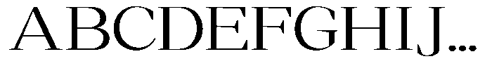 Regante Light Expanded Font UPPERCASE