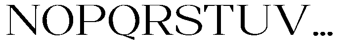 Regante Light Expanded Font UPPERCASE
