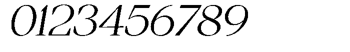 Regante Light Semi Expanded Slant Font OTHER CHARS