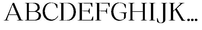 Regante Light Semi Expanded Font UPPERCASE