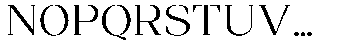 Regante Light Semi Expanded Font UPPERCASE