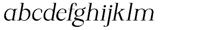 Regante Light Slant FONT