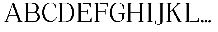 Regante Light Font UPPERCASE