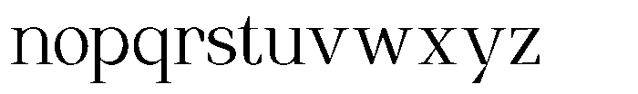 Regante Light Font LOWERCASE