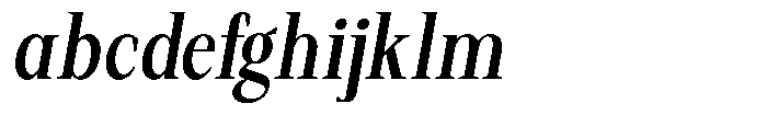 Regante Medium Condensed Slant FONT