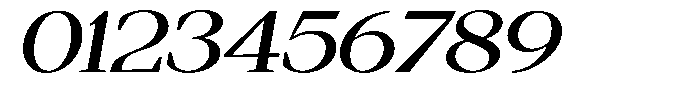 Regante Medium Expanded Slant Font OTHER CHARS