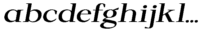 Regante Medium Expanded Slant FONT